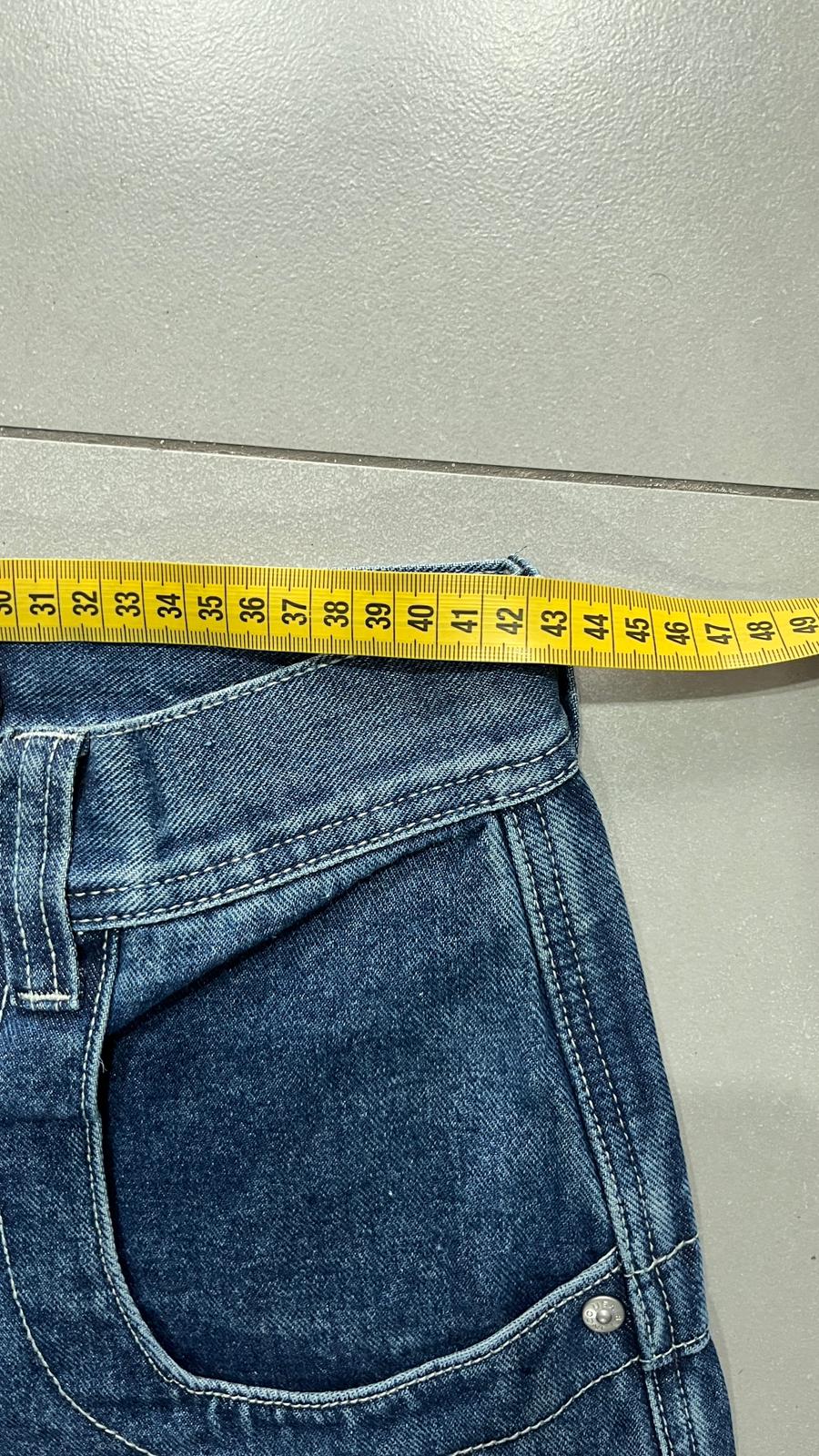 Denim JNCO Jeans Original Super Baggy Fit Embroidered American Hip-Hop (M)