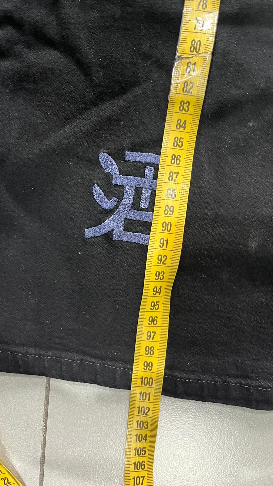 Denim Japanese Style Printed Dragon (S)