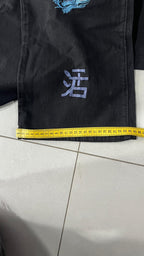 Denim Japanese Style Printed Dragon (S)