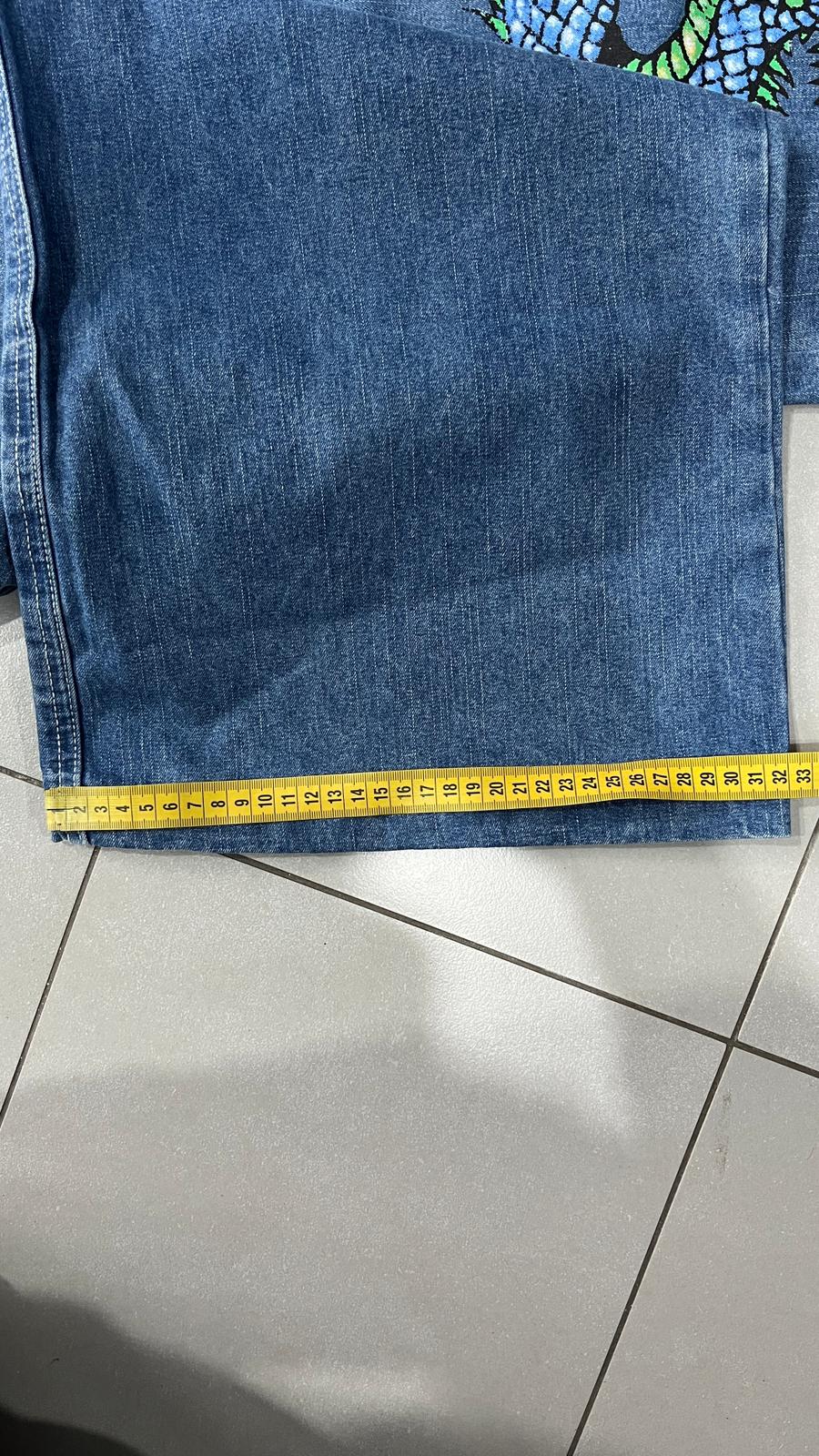 Denim JNCO Jeans Original Super Baggy Fit Embroidered American Hip-Hop (M)