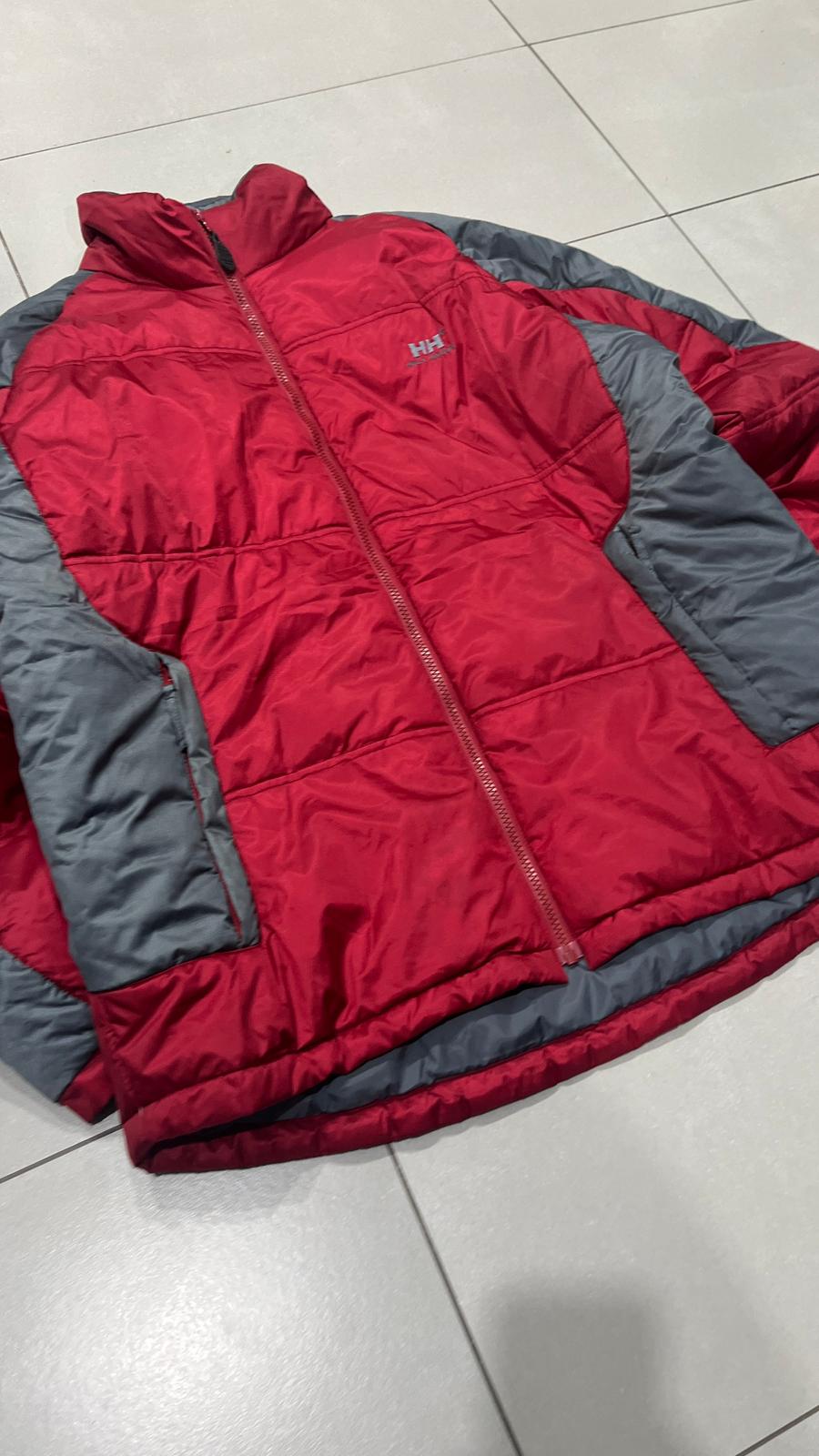 Giubbino Piumino Hally Hansen Rosso Grigio (L)