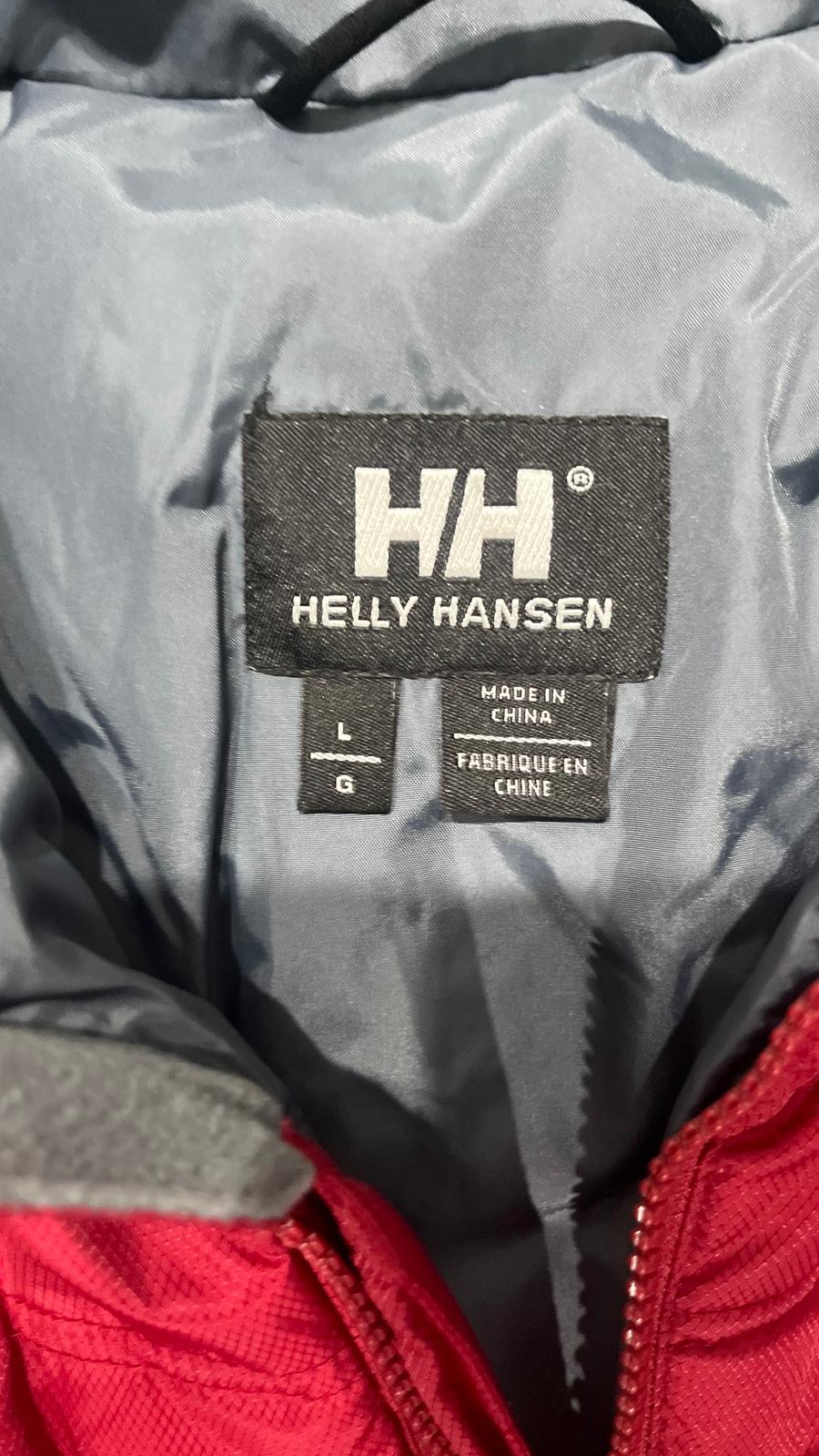 Giubbino Piumino Hally Hansen Rosso Grigio (L)
