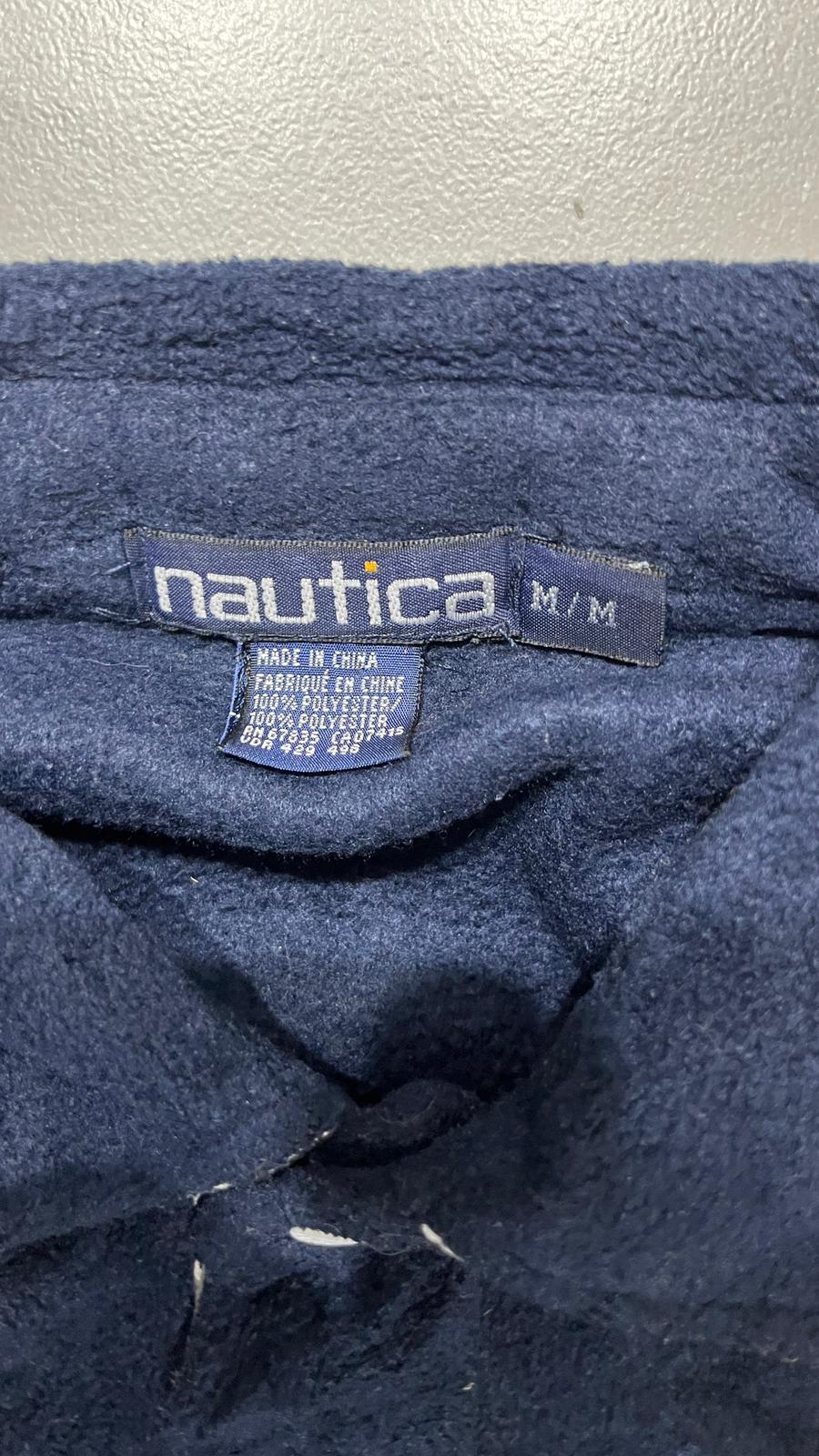 Felpa in Pile Nautica Blu / Gialla (M)