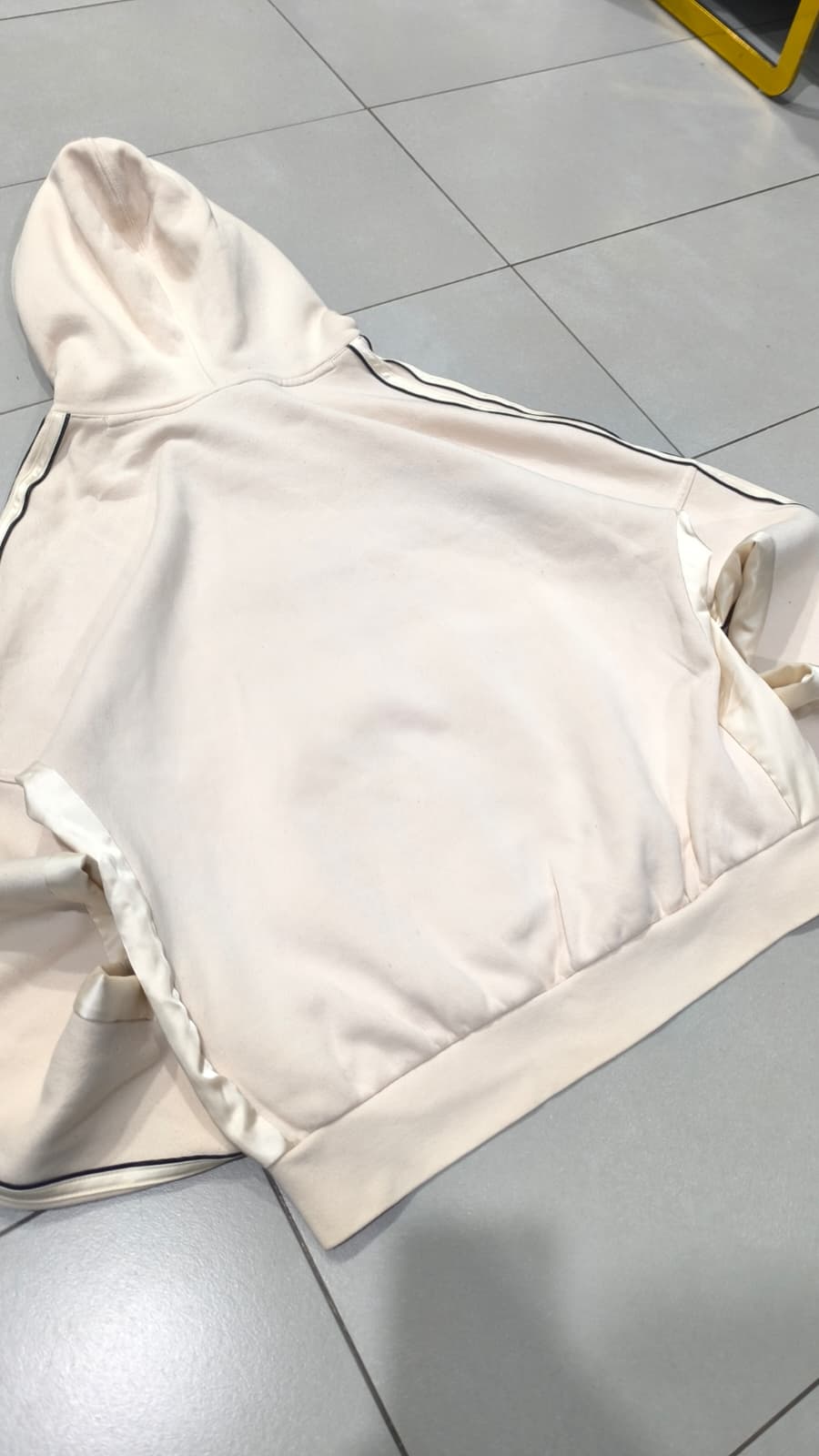 Felpa Adidas Panna Ricamata (M)