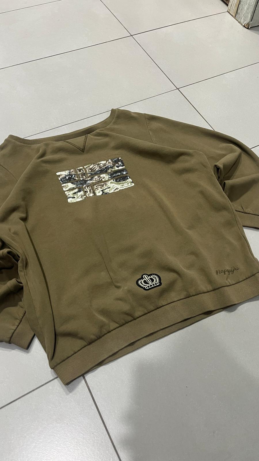 Felpa Girocollo Napapijri Crown da Donna (L)