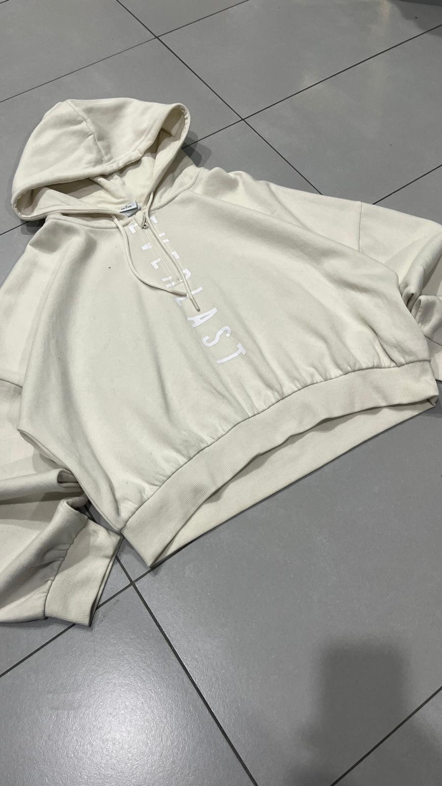 Felpa Everlast 1/2 Zip da Donna Crop Fit (S)