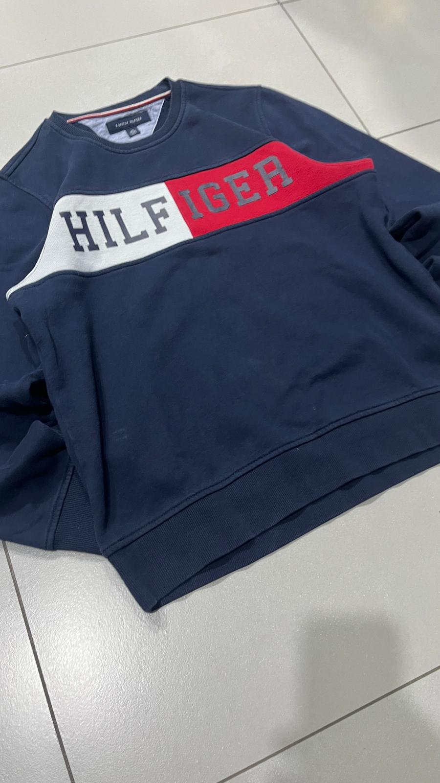 Felpa Tommy Hilfiger Girocollo con Stampa (XS)