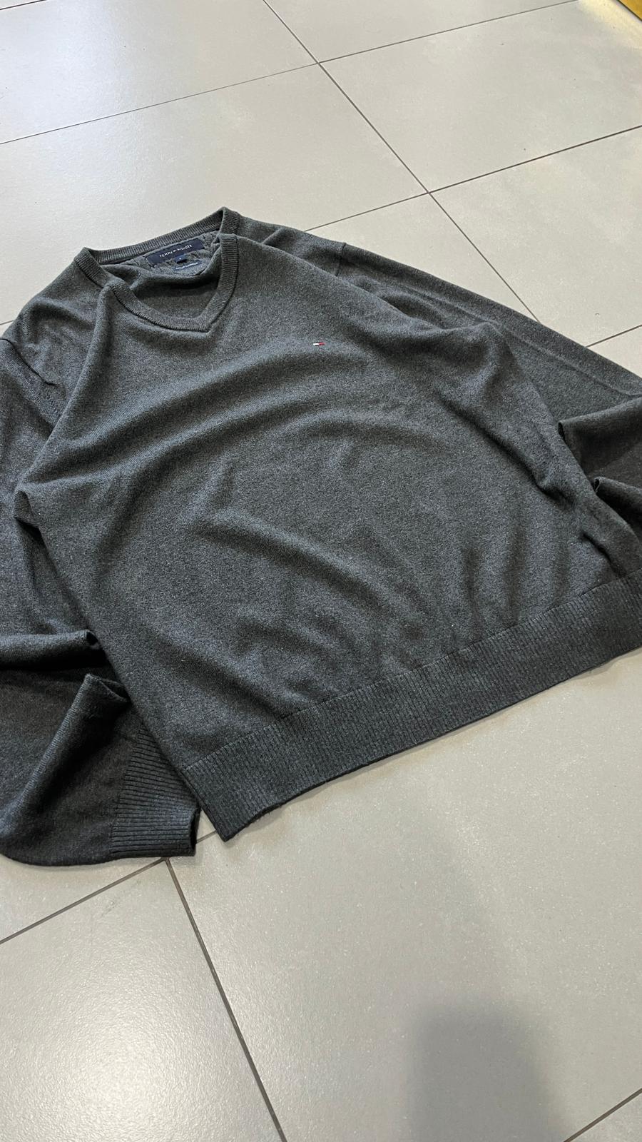 Maglione Tommy Hilfiger Grigio Cashmere (L)