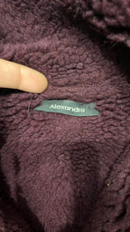 Cappotto Lungo in Pelle Scamosciata (S)