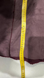 Cappotto Lungo in Pelle Scamosciata (S)