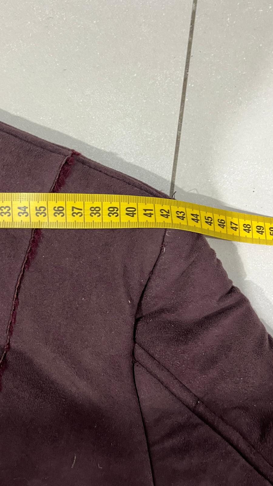 Cappotto Lungo in Pelle Scamosciata (S)