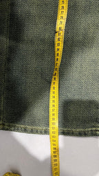 Denim Stone Wash Particular Pattern Baggy Fit (S)