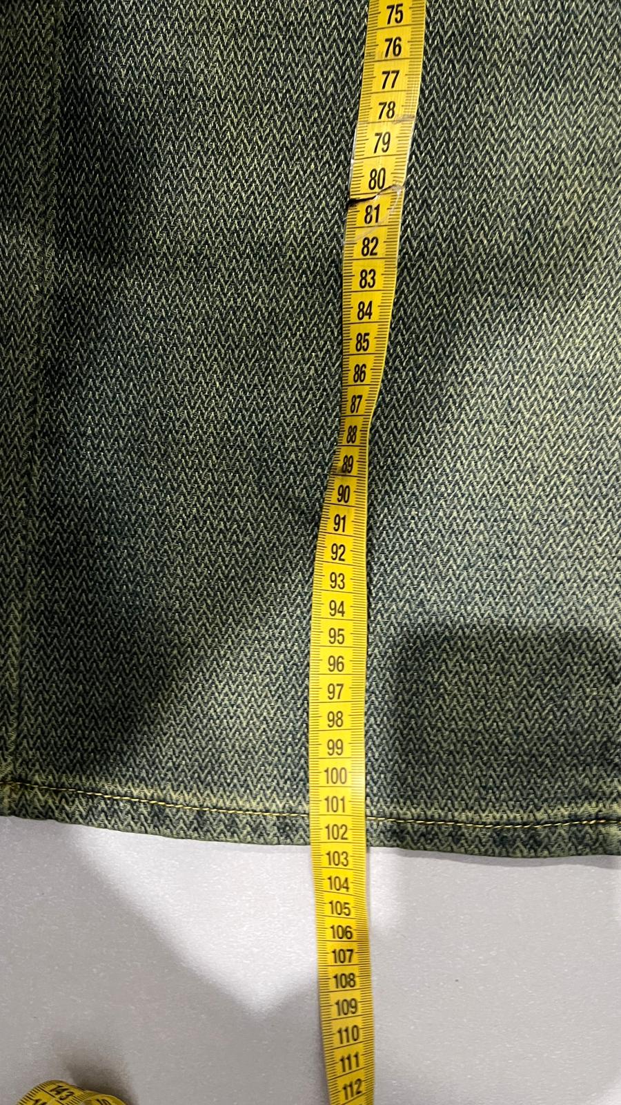 Denim Stone Wash Particular Pattern Baggy Fit (S)