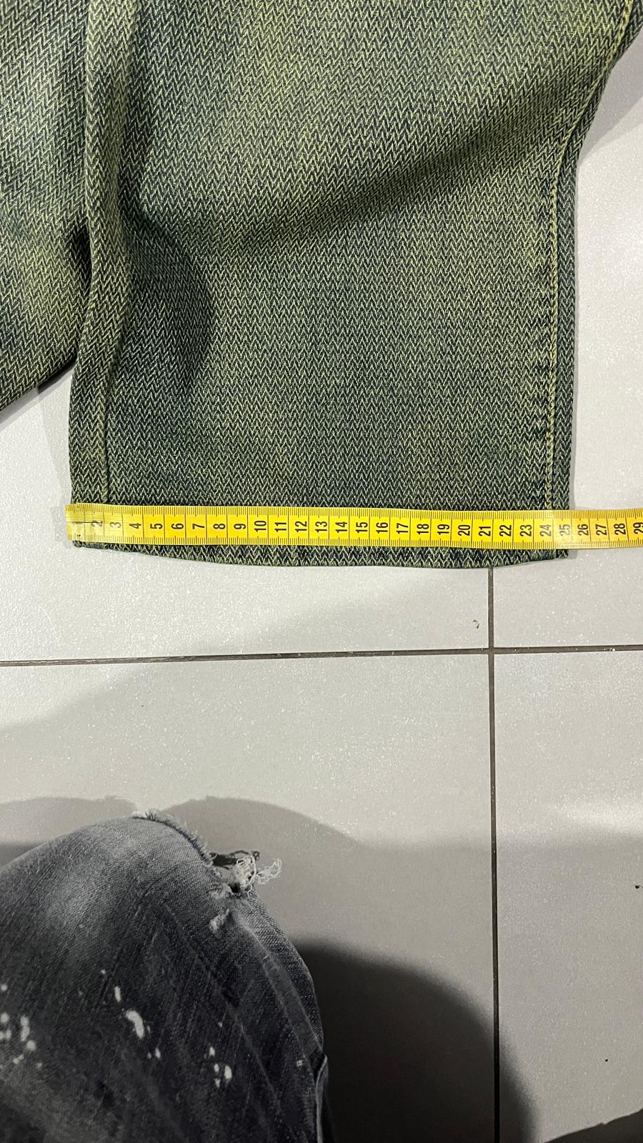 Denim Stone Wash Particular Pattern Baggy Fit (S)