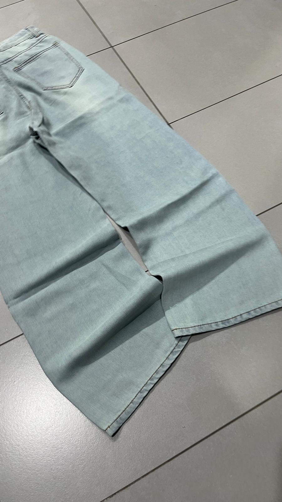 Denim Jeans Baggy Fit Light Blue (XXS)