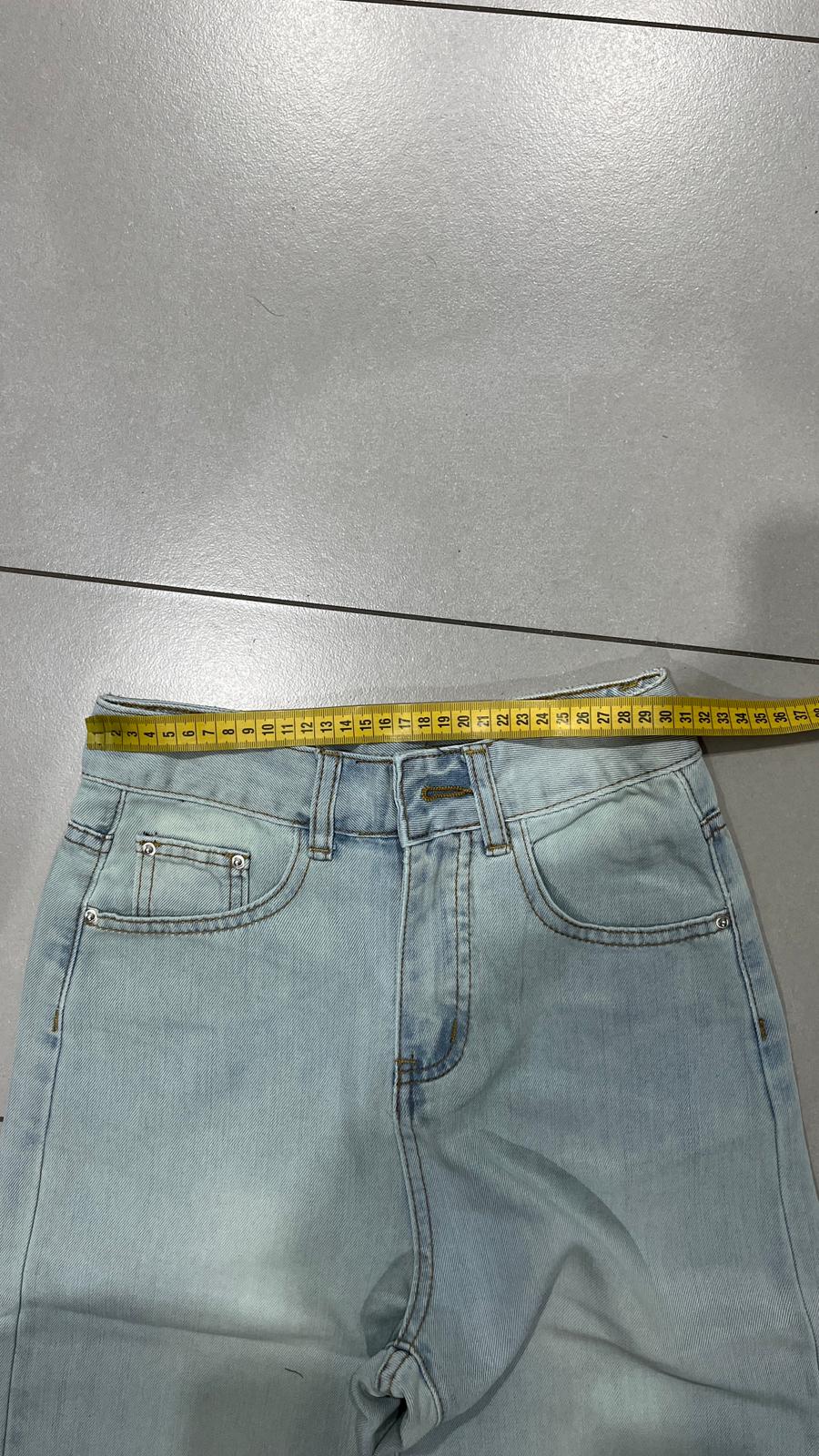 Denim Jeans Baggy Fit Light Blue (XXS)