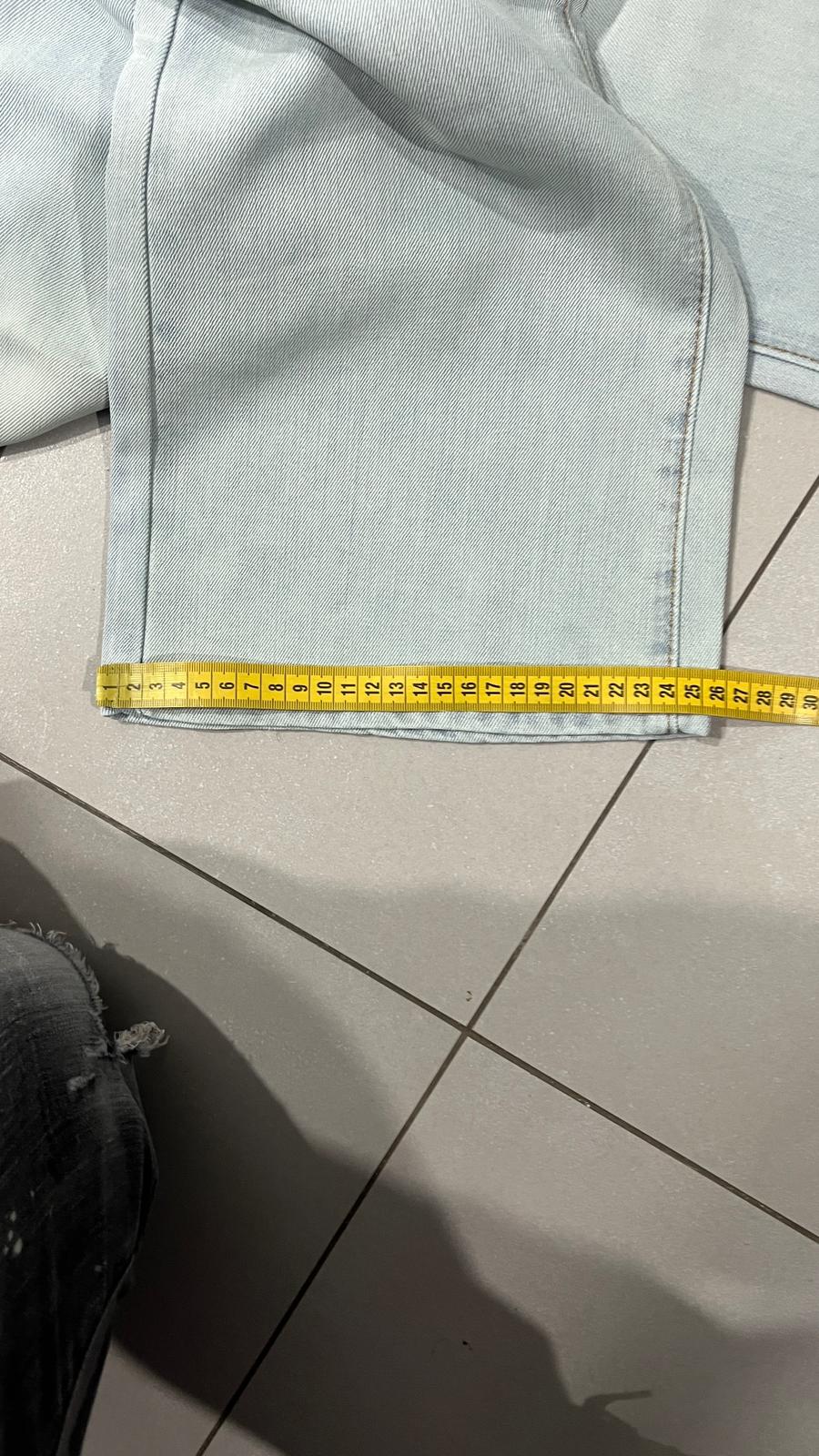 Denim Jeans Baggy Fit Light Blue (XXS)