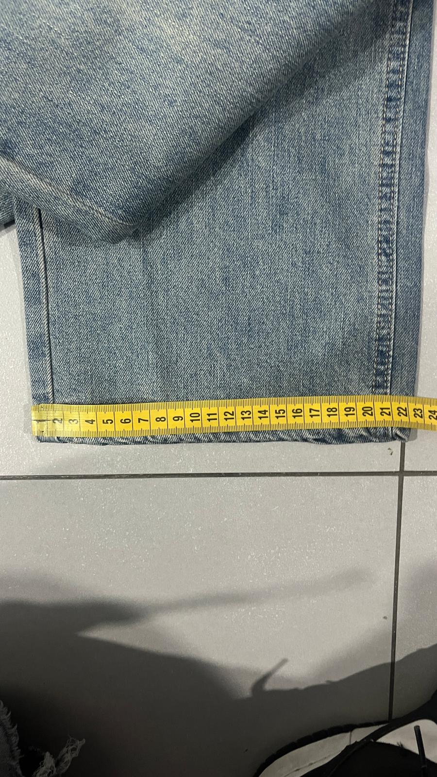 Denim Jeans Embroidered "V" Blu Wash (XS)