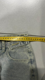 Denim Jeans Stone Wash Rotture Baggy Fit (S)