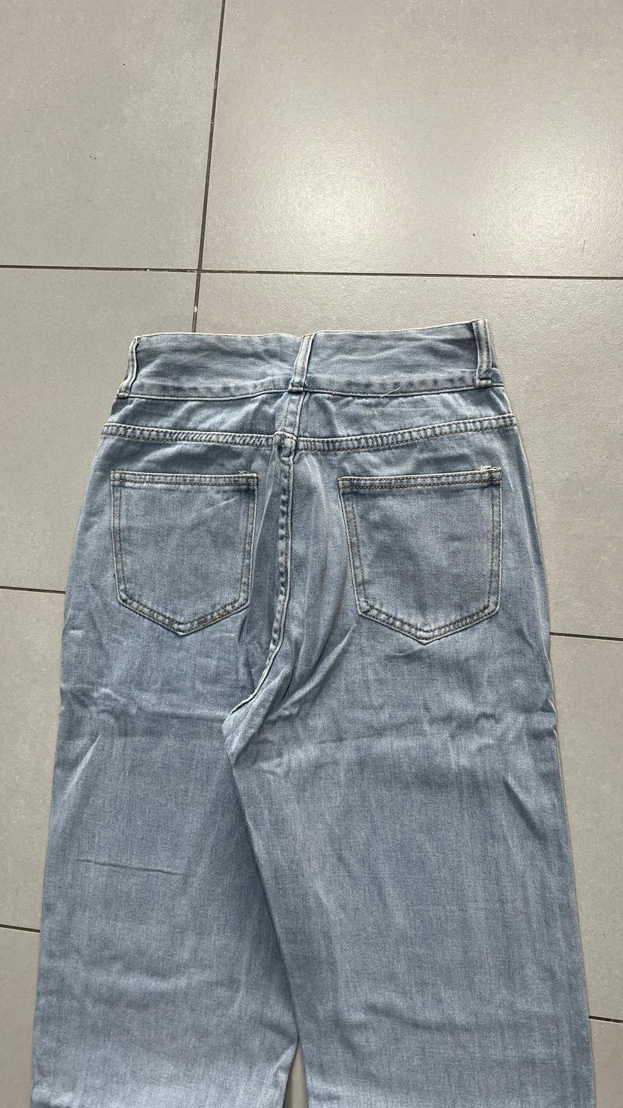 Denim Light Blue Jeans Particular Flare Baggy Fit (XS)