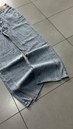 Denim Light Blue Jeans Particular Flare Baggy Fit (XS)
