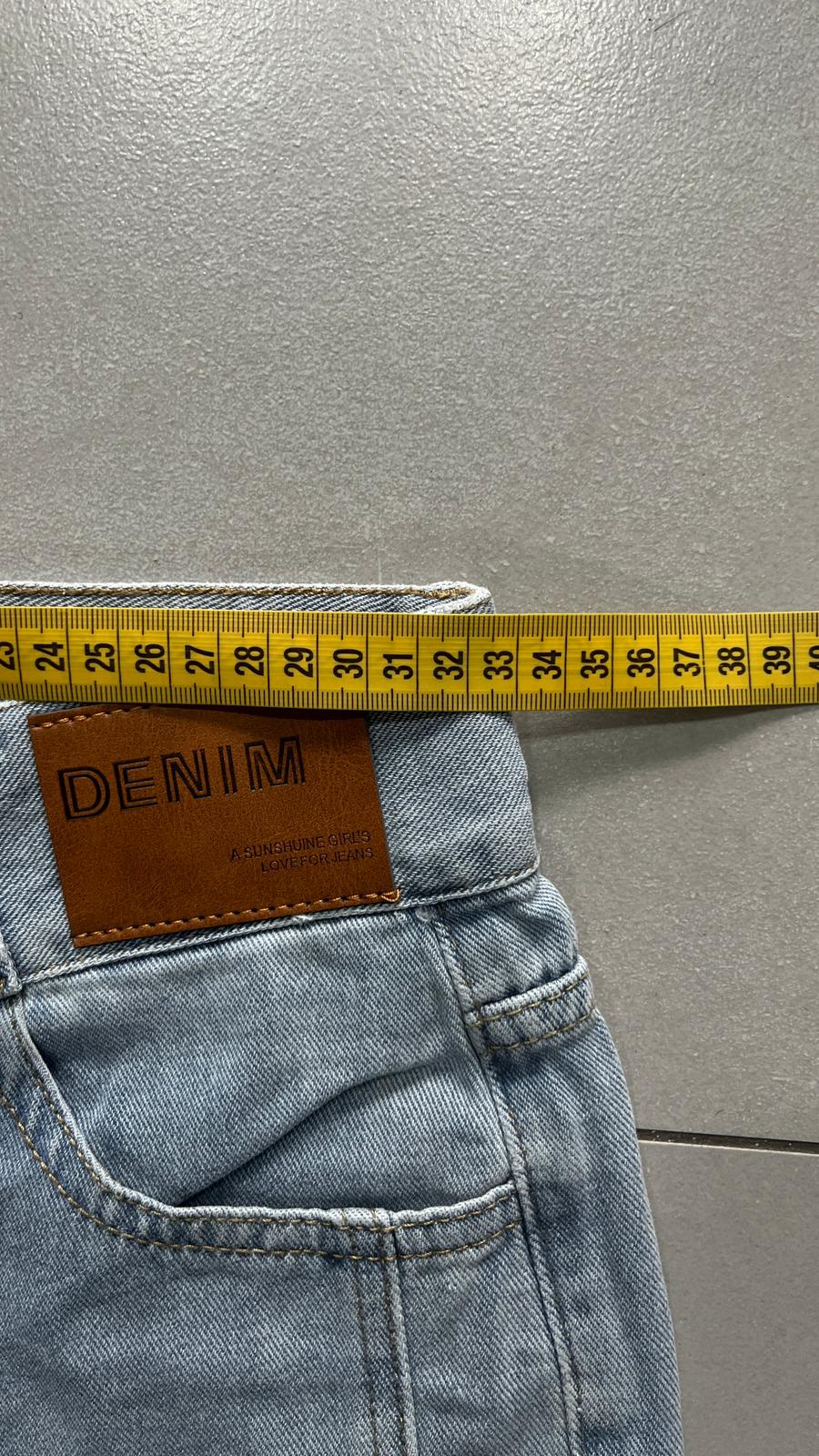 Denim Light Blue Jeans Particular Flare Baggy Fit (XS)