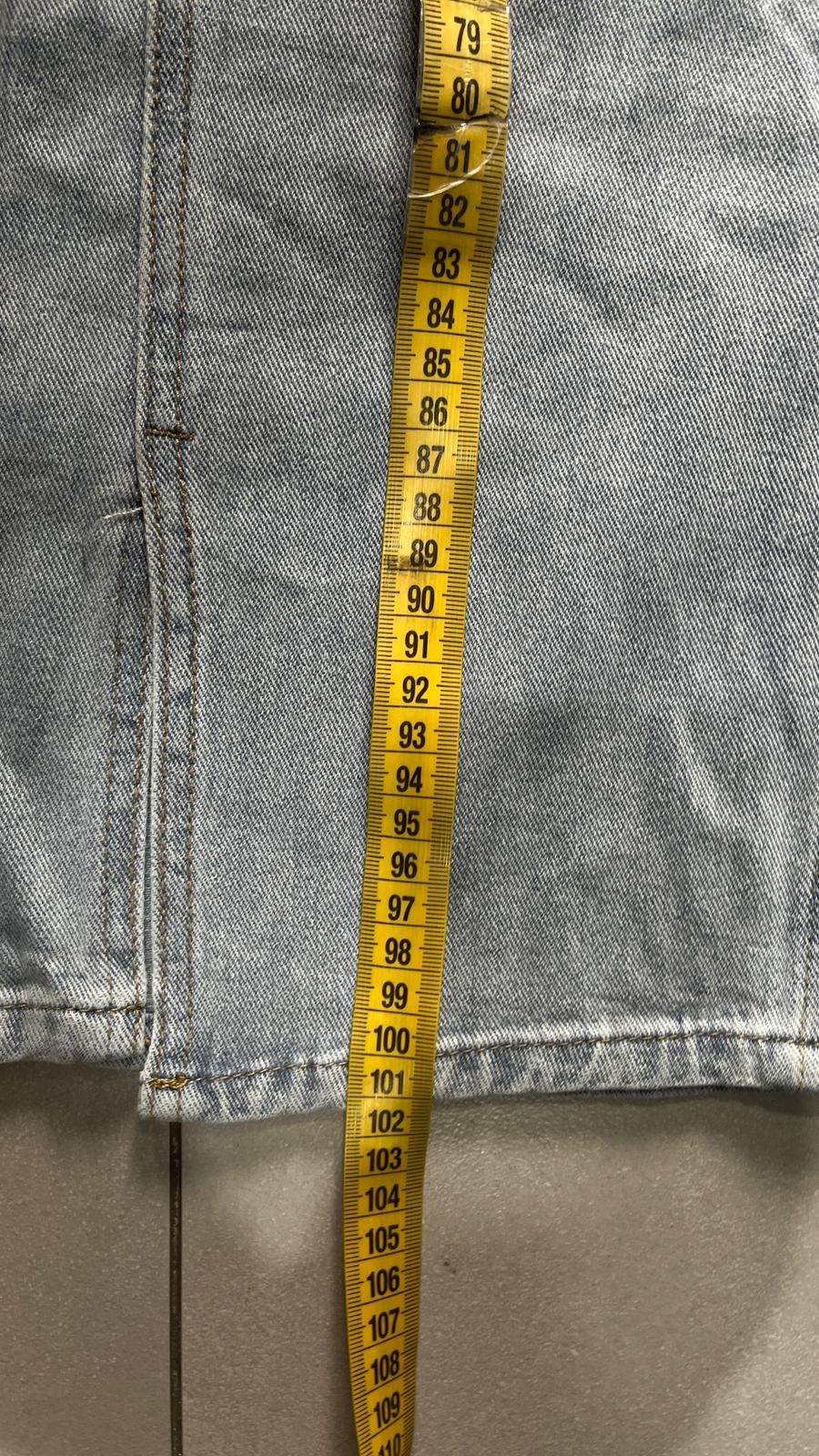 Denim Light Blue Jeans Particular Flare Baggy Fit (XS)