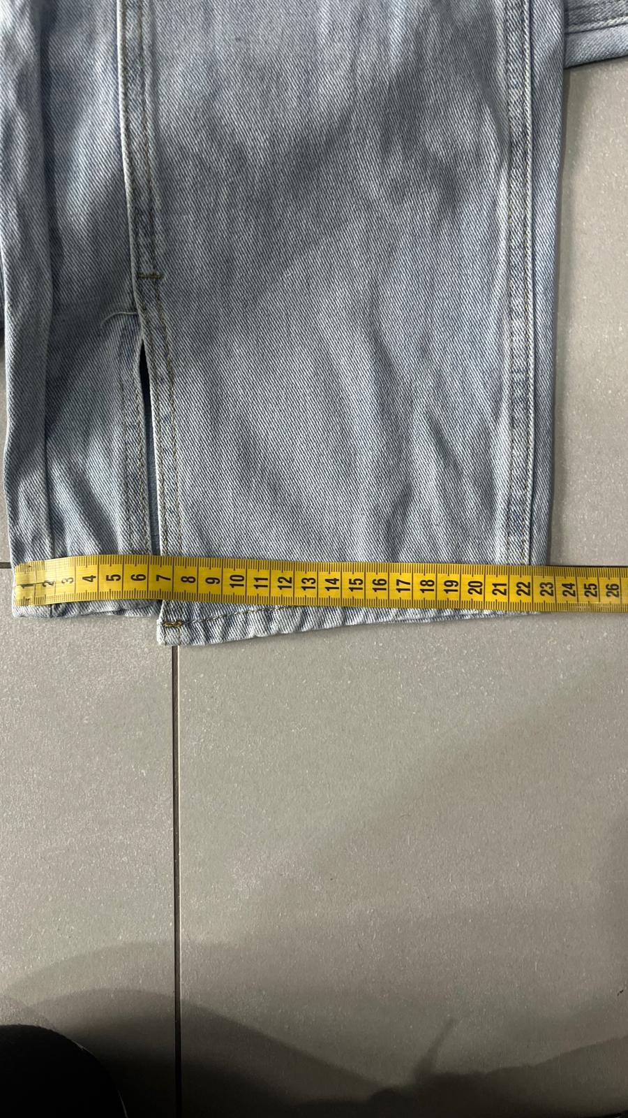 Denim Light Blue Jeans Particular Flare Baggy Fit (XS)