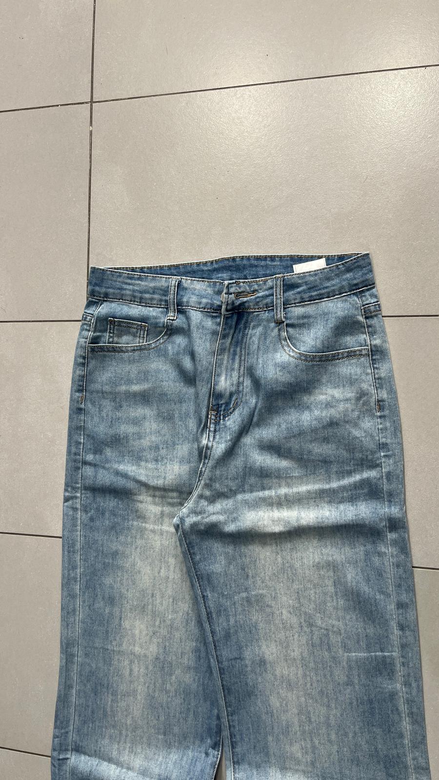 Denim Jeans Baggy Fit Light Wash (S)