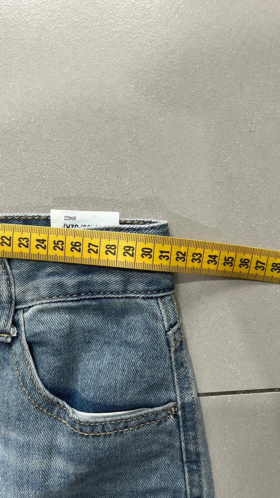 Denim Jeans Light Blue Baggy Fit (XXS)