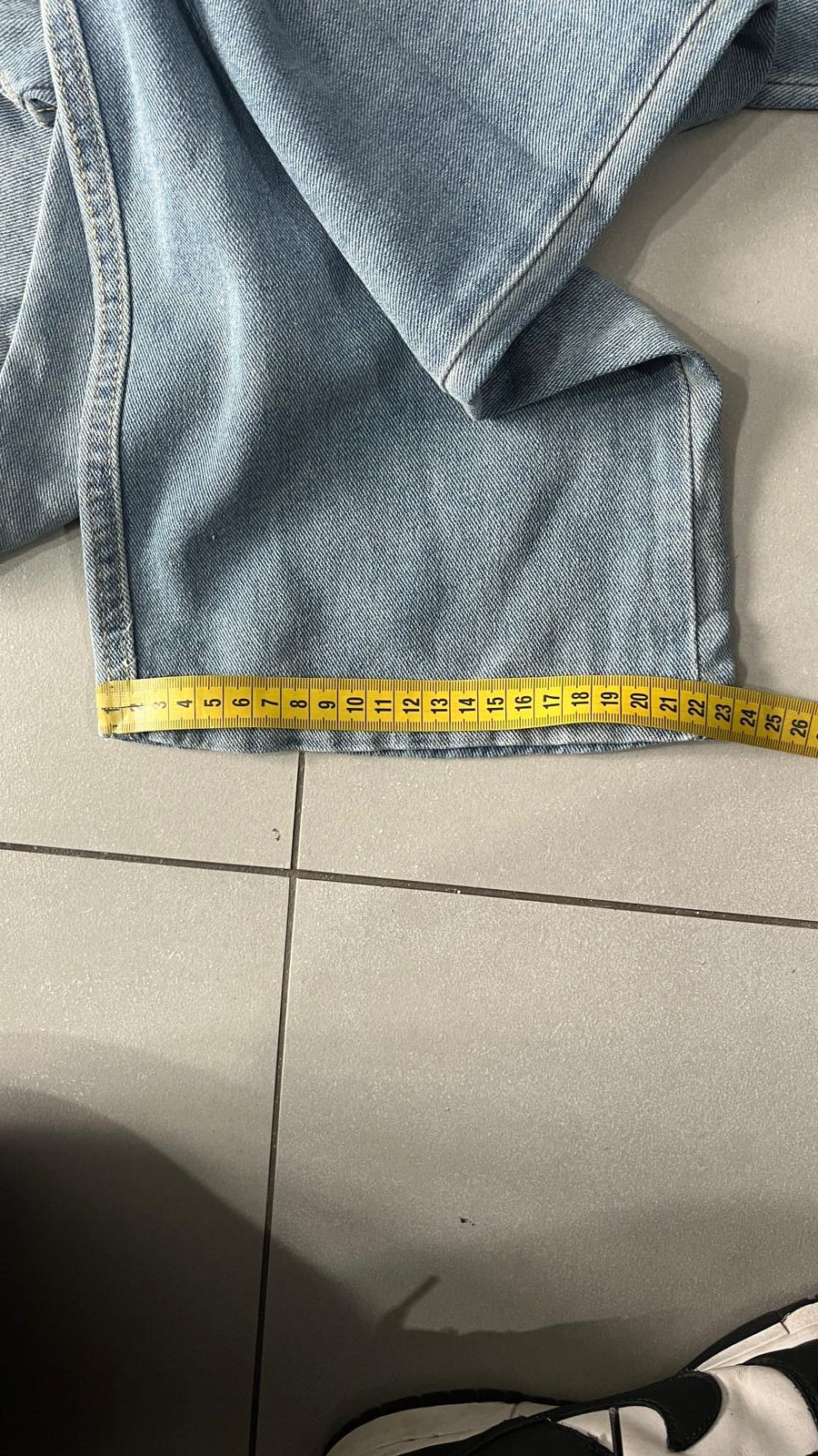 Denim Jeans Light Blue Baggy Fit (XXS)