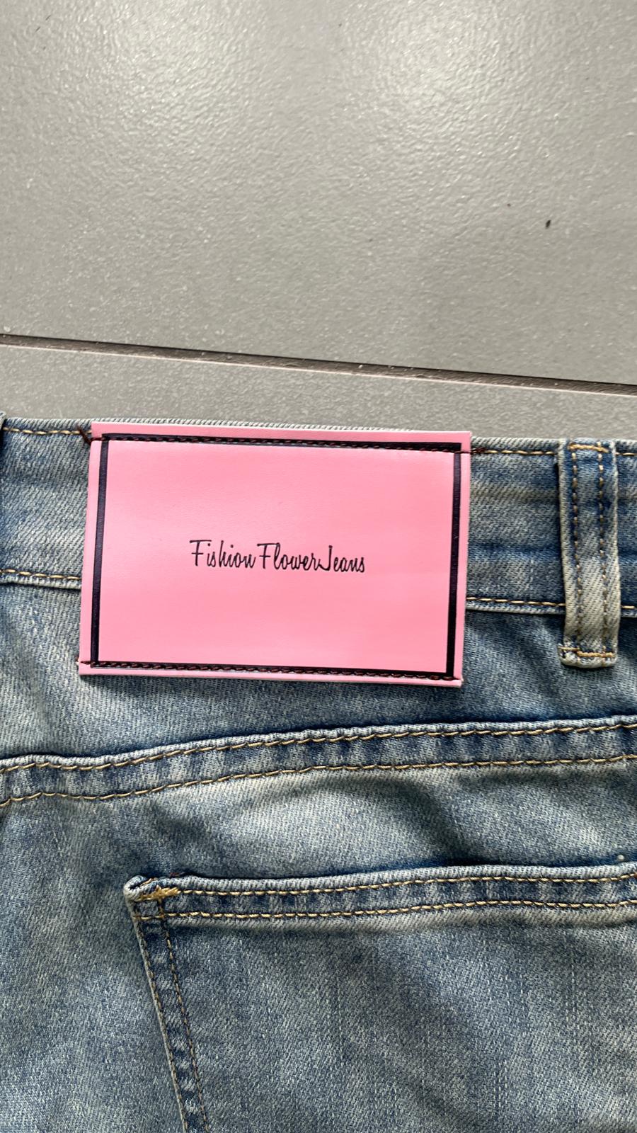 Denim Jeans Baggy Fit Blu Washed (XS)