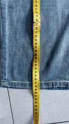 Denim Jeans Baggy Fit Blu Washed (XS)