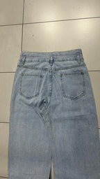 Denim Jeans Light Blue Straight Fit (XS)