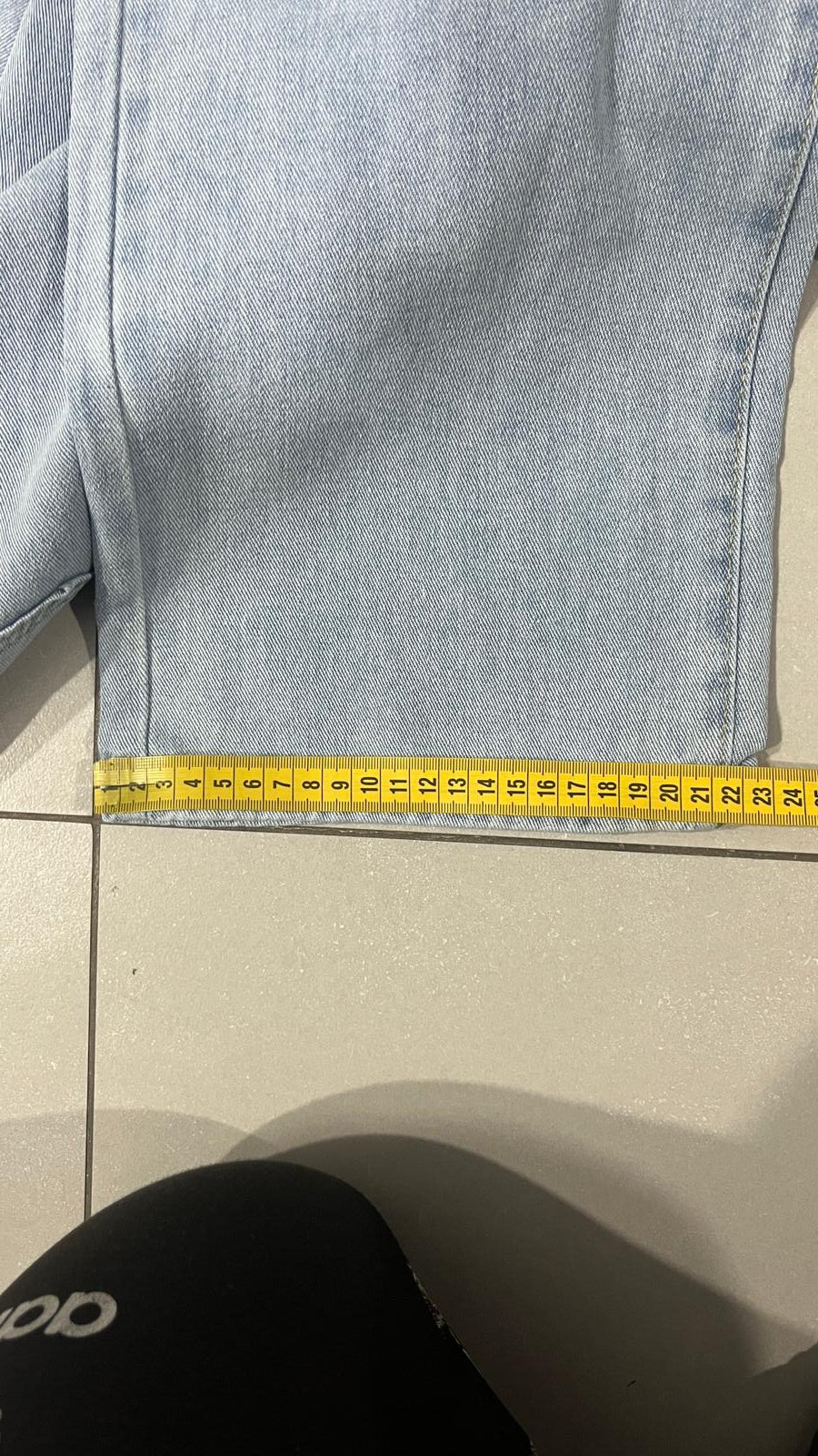 Denim Jeans Light Blue Straight Fit (XS)