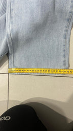 Denim Jeans Light Blue Straight Fit (XS)