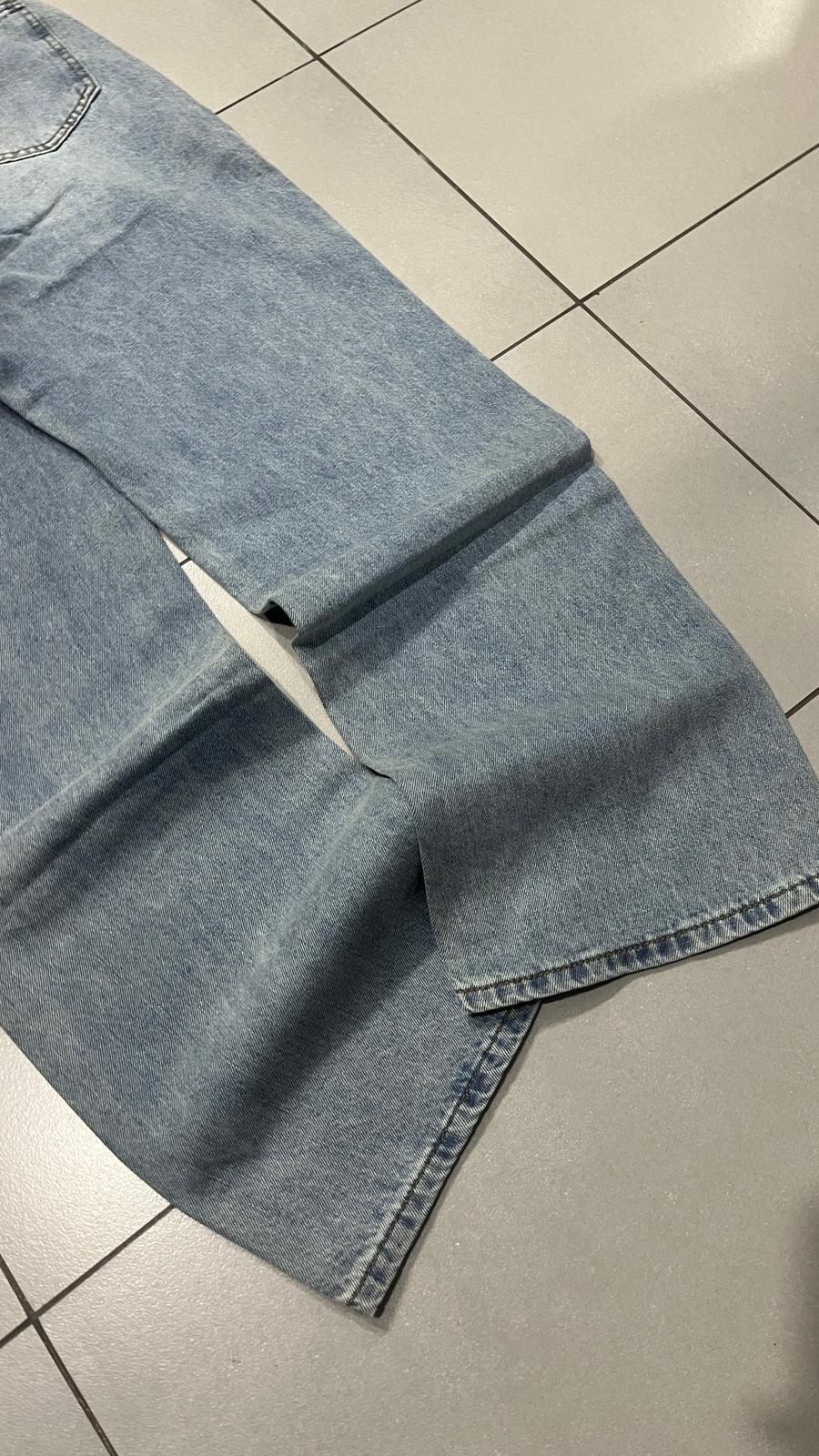 Denim Jeans Washed Straight Fit (XS)