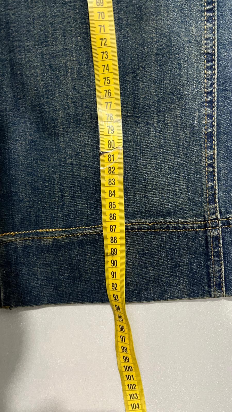 Denim Stone Wash Straight Fit (S)
