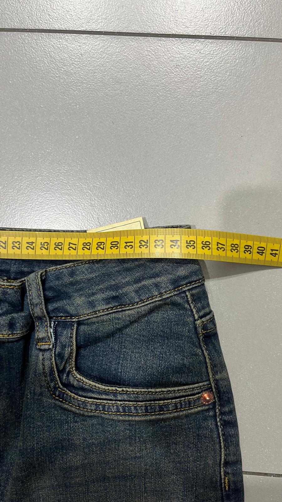 Denim Stone Wash Straight Fit (S)