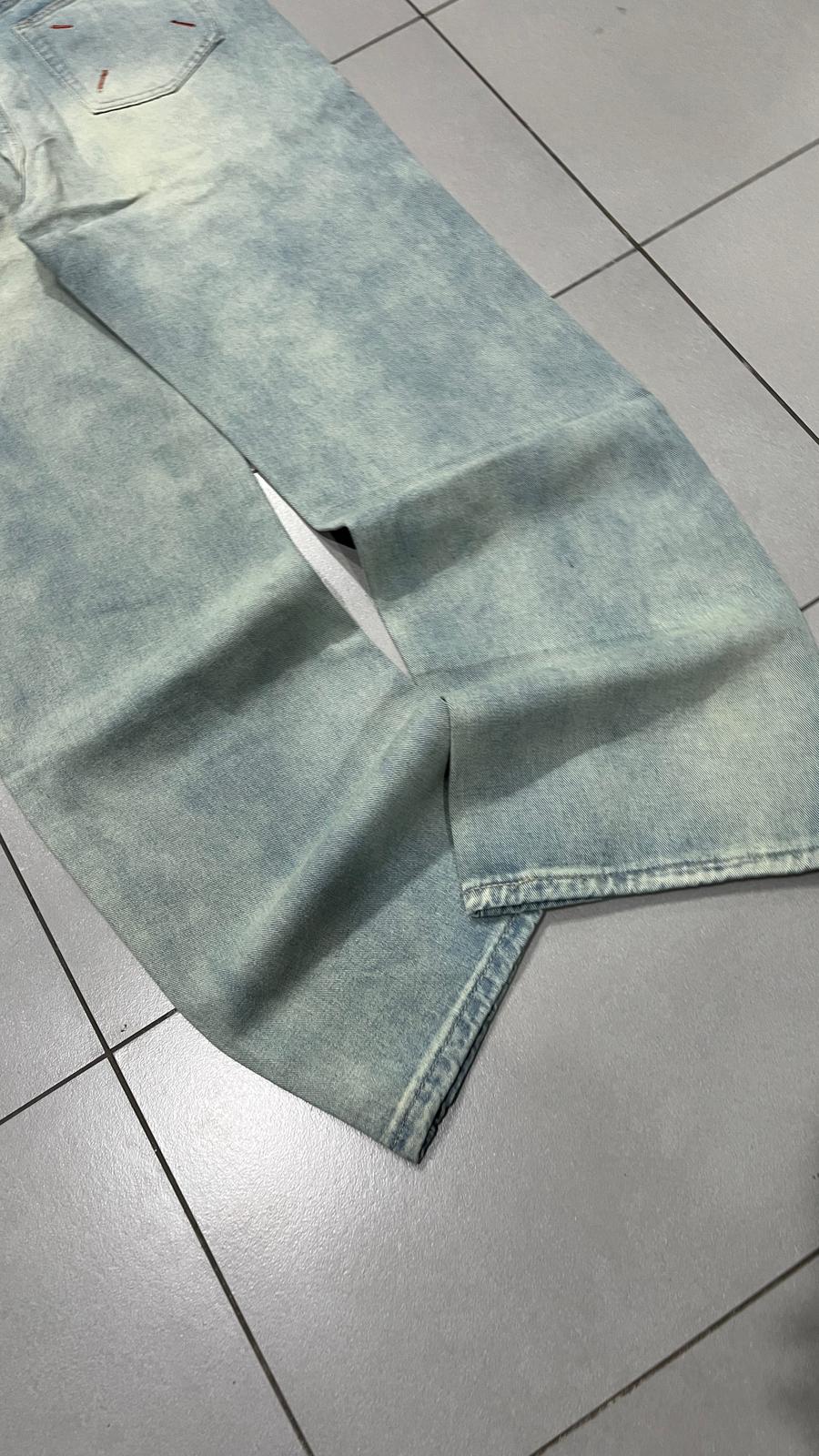 Denim Jeans Stone Wash Baggy Fit (XS)