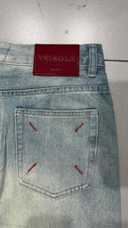 Denim Jeans Stone Wash Baggy Fit (XS)