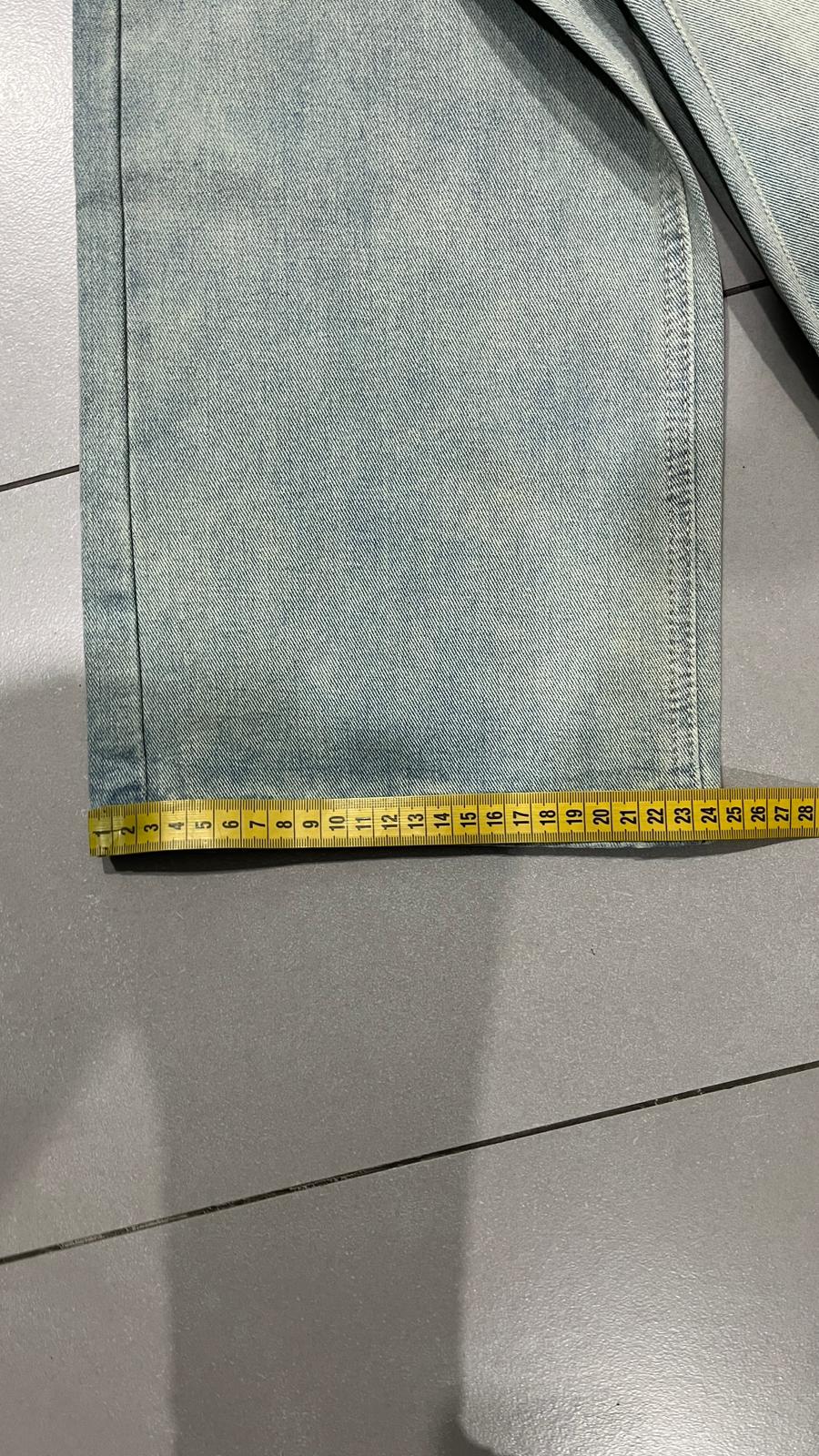 Denim Jeans Stone Wash Baggy Fit (XS)