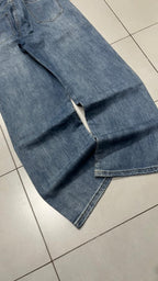 Denim Jeans Washed Blue Baggy Fit (XS)