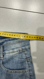 Denim Jeans Washed Blue Baggy Fit (S)