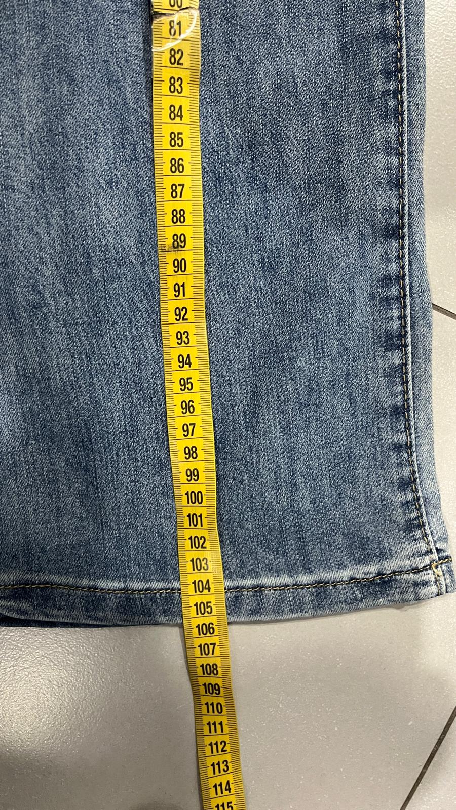 Denim Jeans Washed Blue Baggy Fit (S)