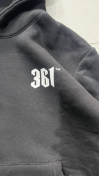 Felpa 361 Angel Black Grey Printed Japan Style (S)