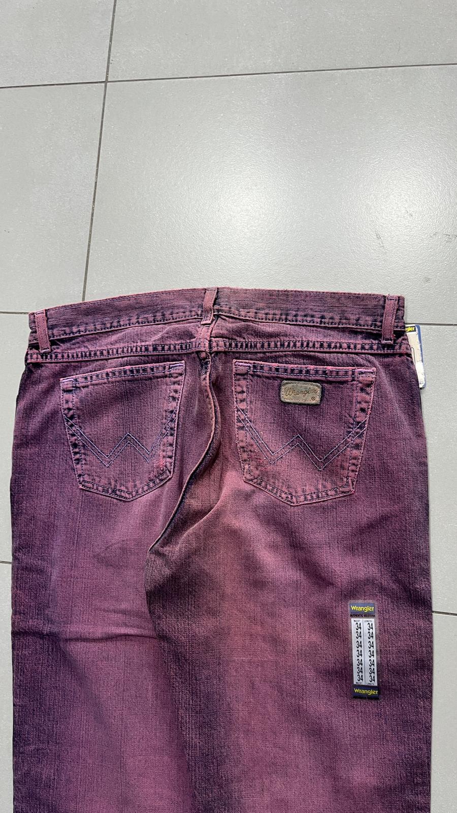 Denim Jeans Wrangler Purple Wash (L)