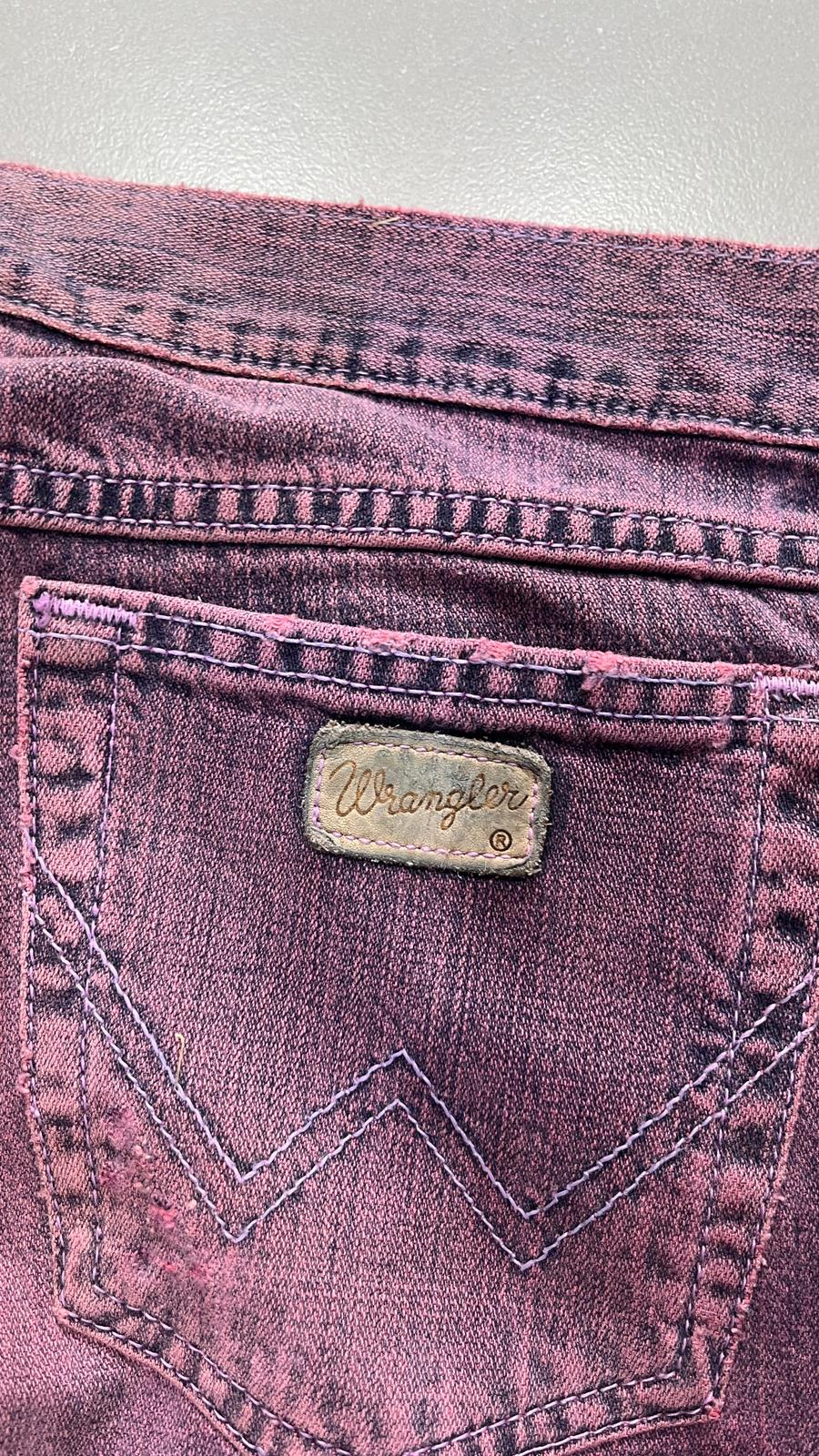 Denim Jeans Wrangler Purple Wash (L)