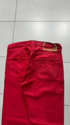Denim Levis 501 Red W34 L36 Straight Fit (L)