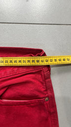 Denim Levis 501 Red W34 L36 Straight Fit (L)